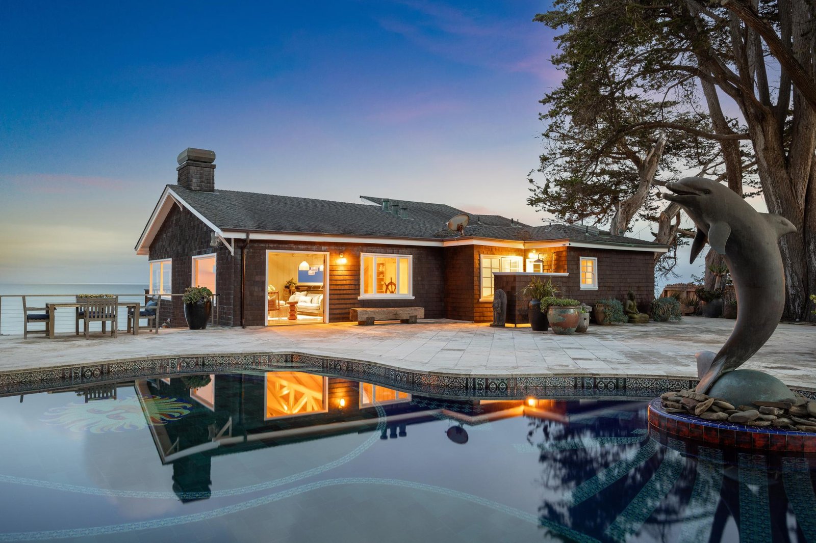 70s music icon's beach house is up for grabs with guitar-shaped pool ...