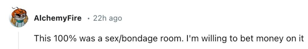 Social media comment on the post of A three-bedroom Oldham house for sale features a peculiar, fully padded attic room, sparking curiosity on social media. Listed for £200,000, it offers modern elegance and versatility.