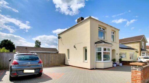 A normal-looking three-bed house in March, Cambridgeshire, is on the market for £250,000, featuring a surprise Minions-themed toilet. Spacious lounge, conservatory, and large patio.