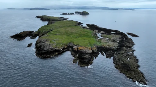 Magical Fladda-Chuain island off Skye's coast is for sale at £190,000. Uninhabited and pristine, this 69.99-acre island features stunning views, wildlife, and ancient shipwrecks.