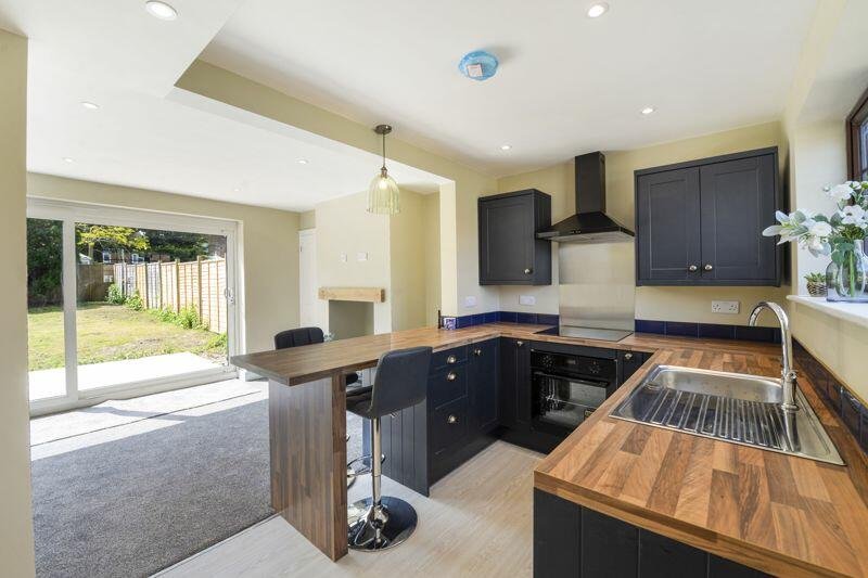 Newly refurbished £400,000 family home in Paddock Wood features a quirky, cramped WC setup, leaving potential buyers puzzled despite its spacious garden and modern updates.