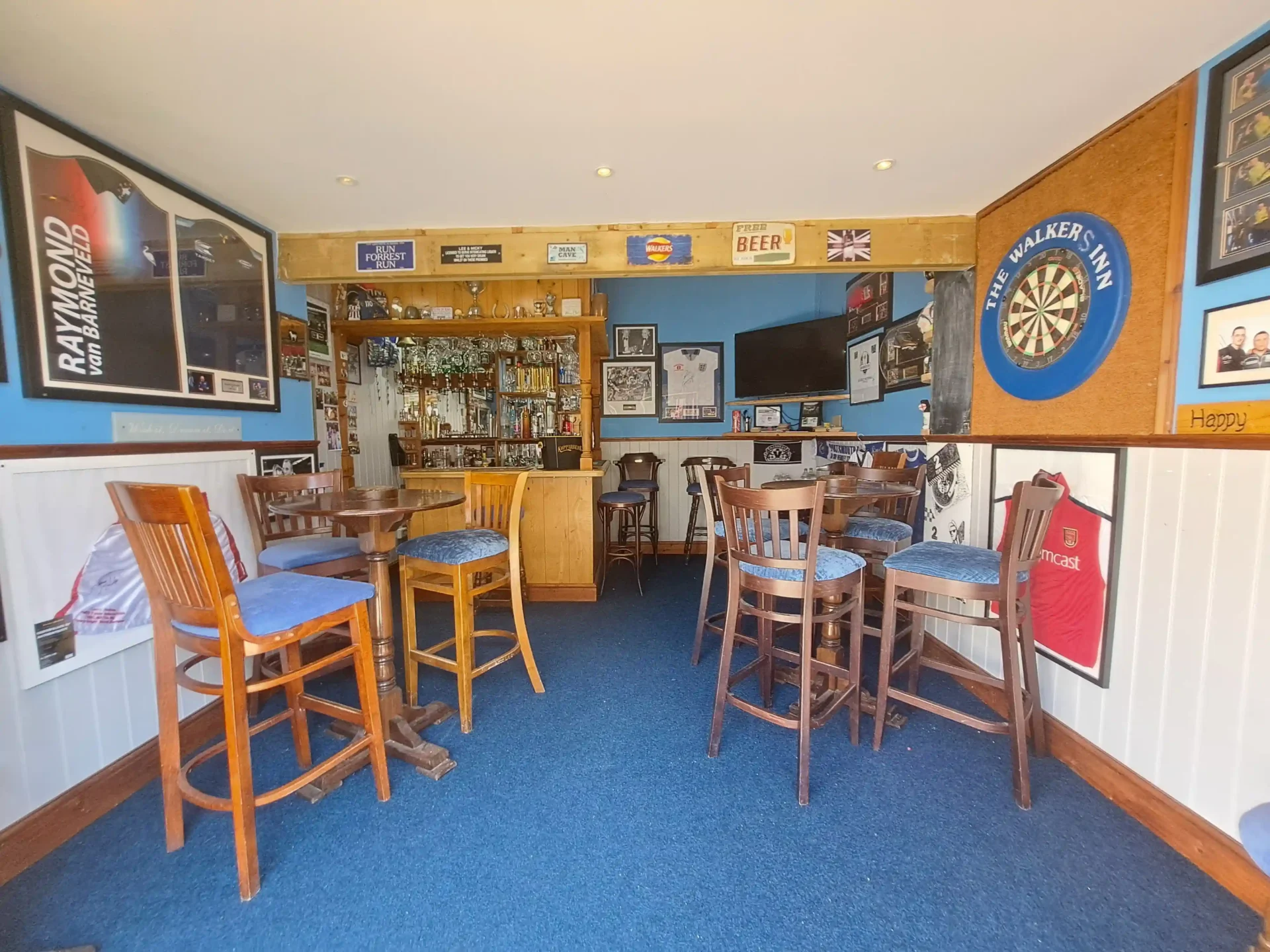 A three-bed home in Portsmouth hits the market for £410,000, featuring a surprise in the garden: a fully functioning pub, perfect for football fans and social gatherings.