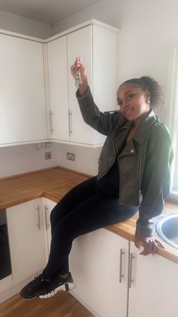 Jade Pilgrim wins a £500,000 mortgage-free home in an online raffle, transforming her life after years of renting and securing a permanent home for her and her son.