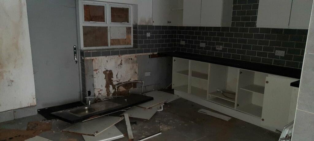 A "terrifying" three-bedroom house in one of the UK's most dangerous areas is up for sale at £42,000. The dilapidated Edlington property leaves potential buyers shocked.