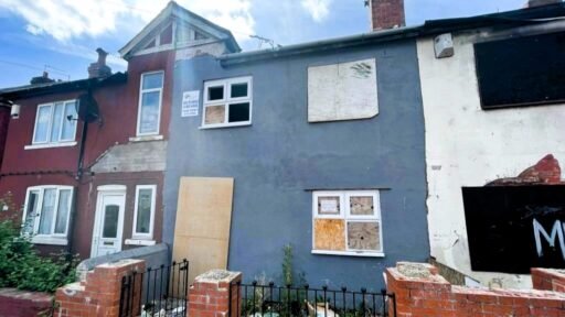 A "terrifying" three-bedroom house in one of the UK's most dangerous areas is up for sale at £42,000. The dilapidated Edlington property leaves potential buyers shocked.