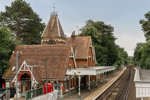 Commuter's dream home for £850,000: A charming 4-bed property attached to a train station with direct links to London. Historic charm meets modern convenience in Dorking.