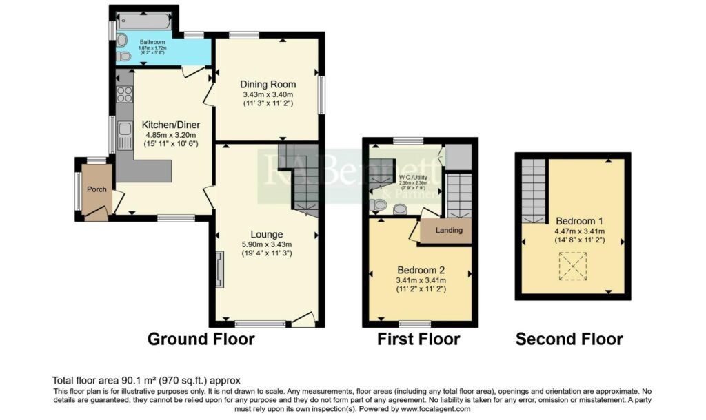 Quirky detached house near Stratford-upon-Avon for sale at £175,000, featuring two bedrooms, a garden, and a unique toilet under the stairs. Auction ends soon!