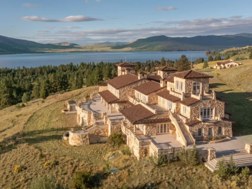 A $72M island in Montana's Flathead Lake, with a 45,000 sq ft home, stunning views, and its very own Loch Ness-style 'monster,' is now for sale—perfect for luxury and adventure!