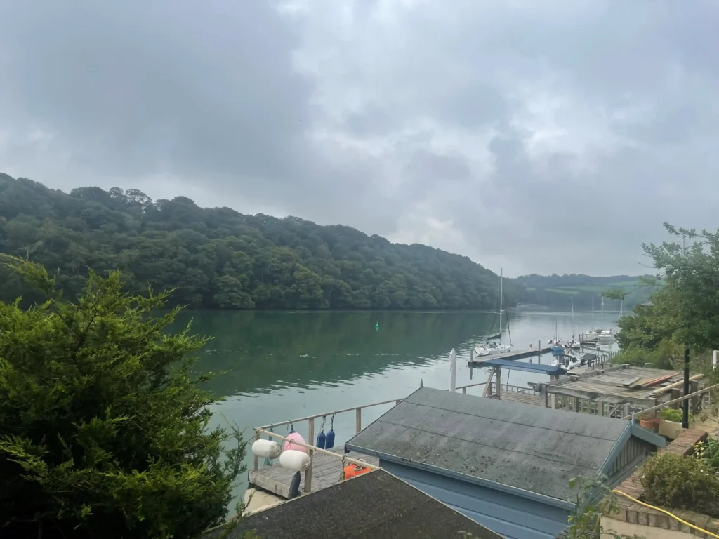 A disused riverside toilet block with stunning views over the River Fal in Malpas, Cornwall, is up for auction at £30,000, offering a unique renovation opportunity despite its quirky past.