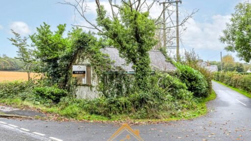 A former telephone exchange in Duns, Scotland, listed for just £8,000 offers a rare development opportunity with stunning nature views, but needs full renovation.