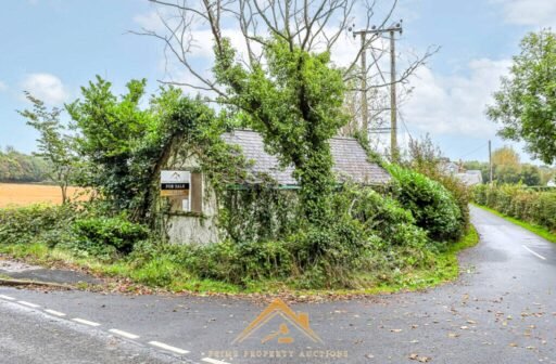 A former telephone exchange in Duns, Scotland, listed for just £8,000 offers a rare development opportunity with stunning nature views, but needs full renovation.