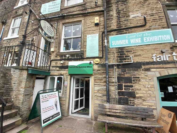 Own a piece of TV history! Last of the Summer Wine shop and exhibition in Holmfirth, featuring props, costumes, and souvenirs, is up for sale at a bargain price of £19,950.