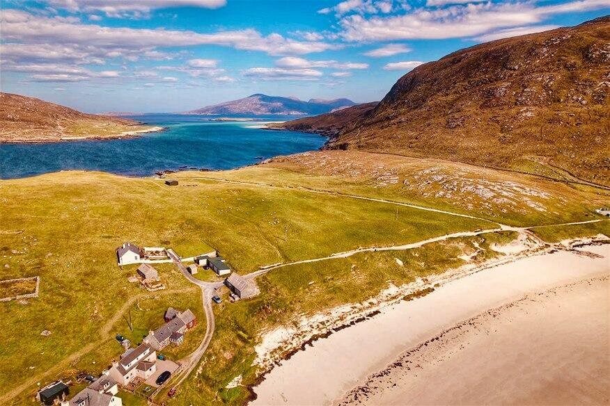 A secluded one-bedroom home on the Isle of Harris in Scotland, with stunning beach views and abundant wildlife, is up for sale for £100,000 - less than a garage in London.