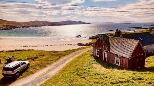 A secluded one-bedroom home on the Isle of Harris in Scotland, with stunning beach views and abundant wildlife, is up for sale for £100,000 - less than a garage in London.