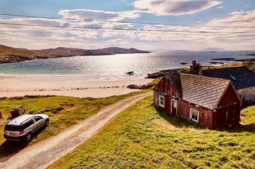 A secluded one-bedroom home on the Isle of Harris in Scotland, with stunning beach views and abundant wildlife, is up for sale for £100,000 - less than a garage in London.