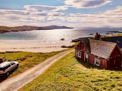 A secluded one-bedroom home on the Isle of Harris in Scotland, with stunning beach views and abundant wildlife, is up for sale for £100,000 - less than a garage in London.