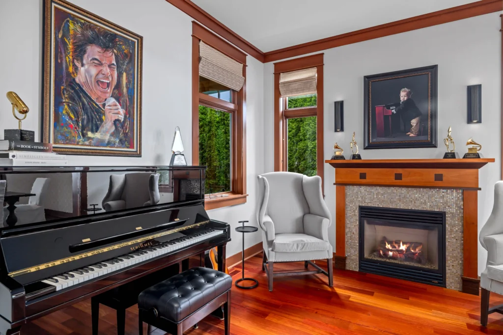 Train's lead singer Pat Monahan lists his stunning $8M Lake Sammamish mansion, featuring 5 bedrooms, waterfront views, a private dock, and luxurious amenities for year-round living.