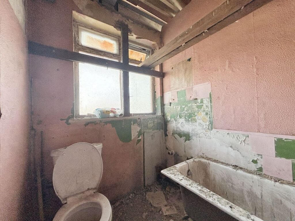 London’s £450k ‘fixer-upper’ with collapsing ceilings and mold offers a unique investment opportunity in Palmers Green, with planning permission for two flats.