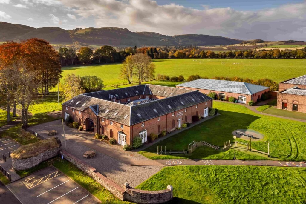 A historic 231-year-old former boarding school in Scotland, Kilgraston House, is up for sale after closing due to debt. Set on 55 acres, it offers redevelopment potential.