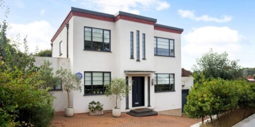 Former Hollywood icon Peter Cushing's beautifully renovated 1926 Art Deco home in Croydon, now listed at £995,000, boasts heritage charm and a Blue Plaque honor.