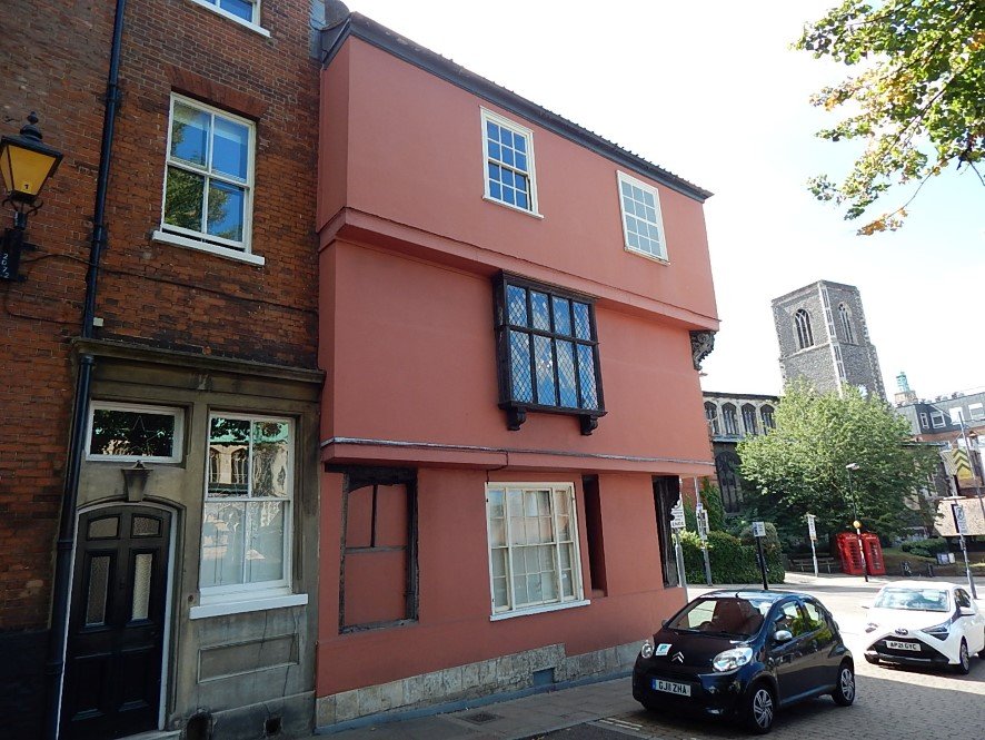 A historic Norwich home, Armada House, built with Spanish Armada shipwreck timber, is on the market for £400,000. This Grade II listed gem dates back to 1589 and offers rich history.