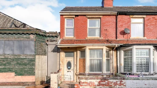 Three-bedroom house in Blackpool hits the market for just £12,000, but a severe pigeon infestation leaves it coated in droppings. Ready for a bold renovation project?