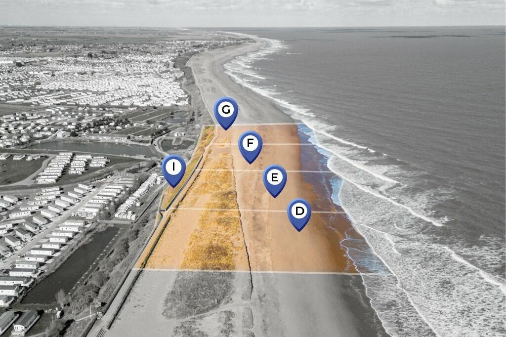 Own a slice of Skegness coastline for as little as £50,000! Four beach plots, totaling 83.7 acres, offer stunning North Sea views and proximity to top attractions.