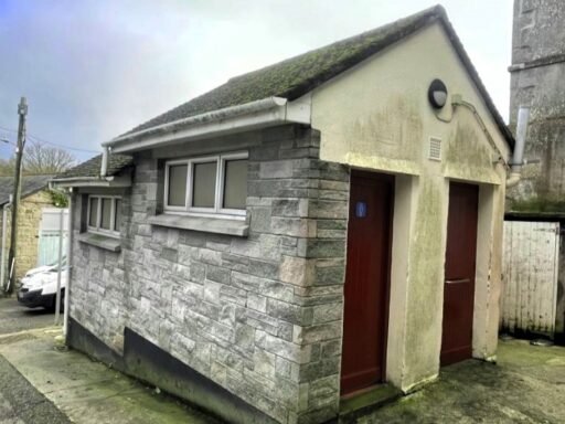 A former public toilet in Penryn, Cornwall, sold for £28,000—nearly three times its guide price—after attracting high demand due to its central location and potential use.