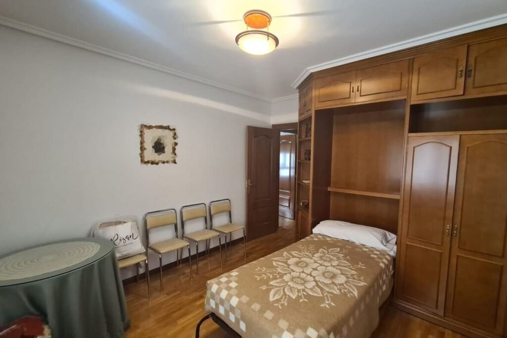 A quirky flat in Soria, Spain, is on sale for £297K - featuring a private chapel in the living room. With 5 rooms, 2 baths, and unique charm, it's a one-of-a-kind find.