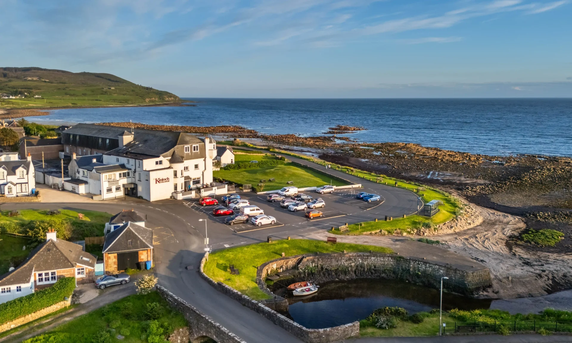 Historic Kinloch Hotel on the Isle of Arran, overlooking Paul McCartney's beloved Kintyre, is for sale after 71 years. A rare chance to own a Scottish retreat.