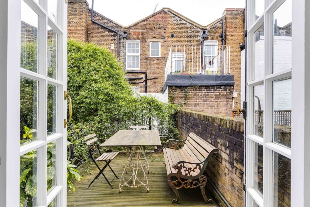 A seven-foot-wide Notting Hill home, London's second narrowest, is on sale for £1.25 million - a compact yet stylish three-floor property with a rare roof terrace.