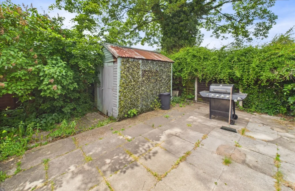 WW2 Anderson shelter turned garden bar boosts charm of £245K Stafford home - rare historical feature adds unique appeal to three-bed property on market.