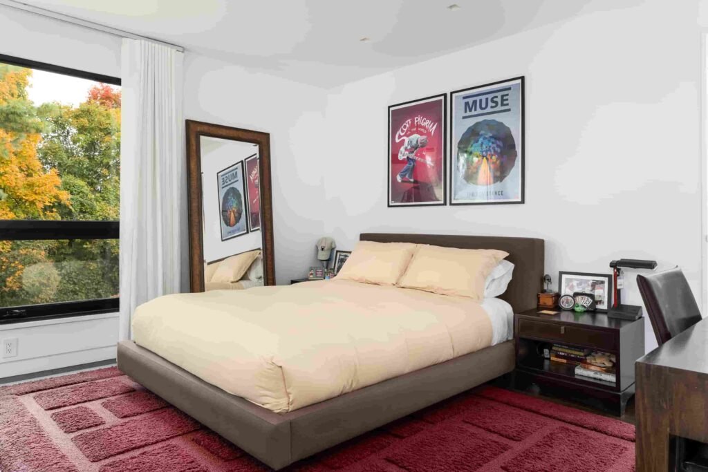 A luxury Rye home redesigned by Yale dean Deborah Berke is on sale for \$4.95m - featuring skylights, a heated pool, spa suite and award-winning architectural design.