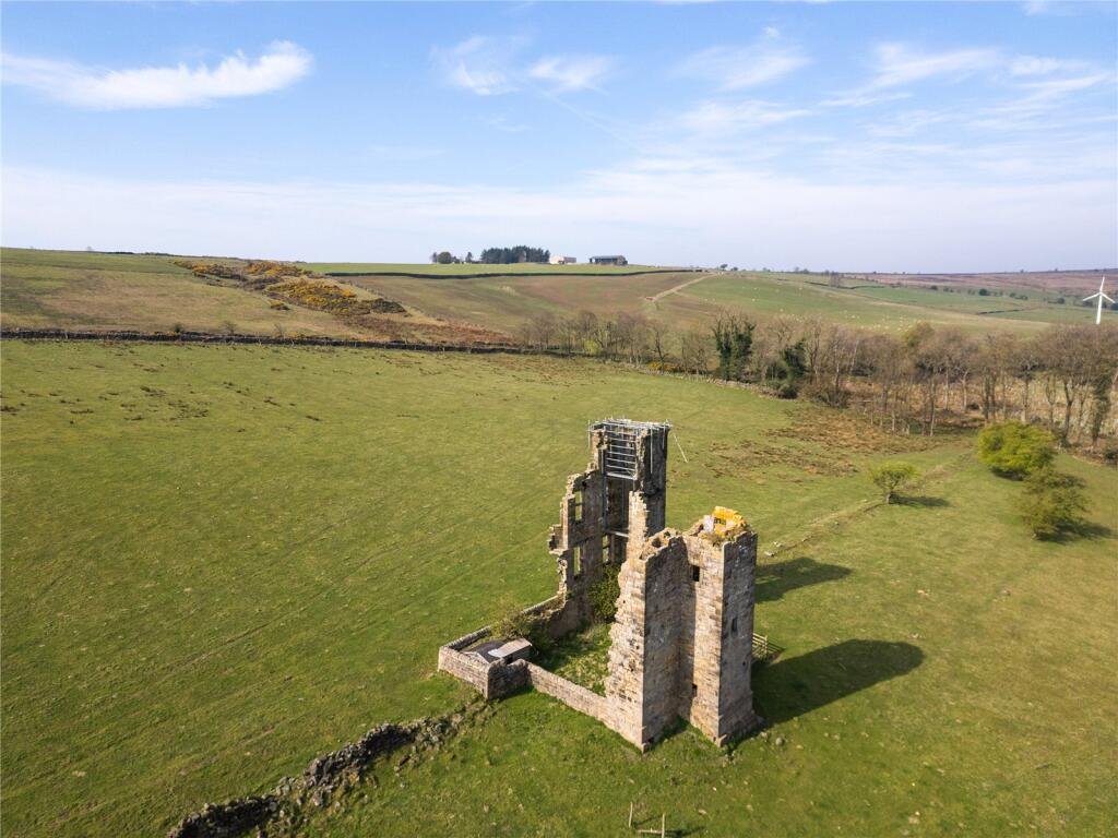 A ruined 17th-century hunting lodge in Yorkshire is on sale for £125,000 - with plans to transform it into a stunning three-bedroom home in a scenic rural setting.