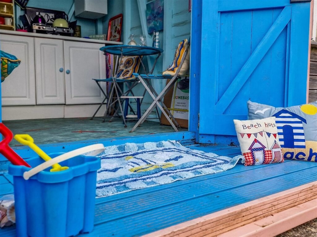 A tiny 13ft beach hut on Avon Beach, Dorset, with sea views and minimal facilities is on sale for £110,000 - offering a private summer spot despite no toilets or showers.