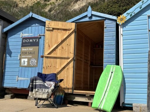 A tiny 4x8ft beach hut in Swanage is for sale at £55,000 - offering sea views, freehold ownership and no stamp duty, making it a rare coastal investment opportunity.