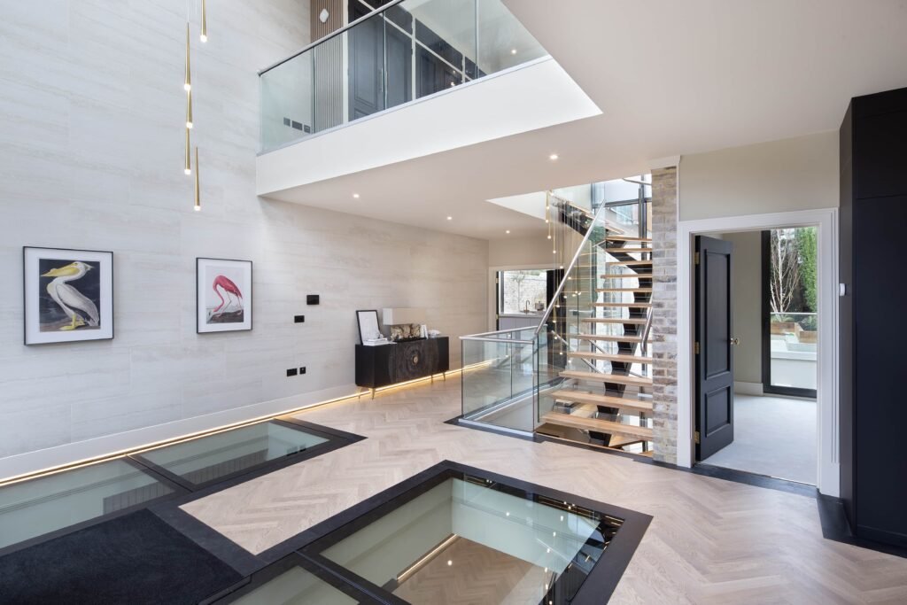 A £6m mansion dubbed Oxford's finest new home boasts five ensuite bedrooms, a cinema, gym, games room and atrium - set in a private garden in a top suburb.