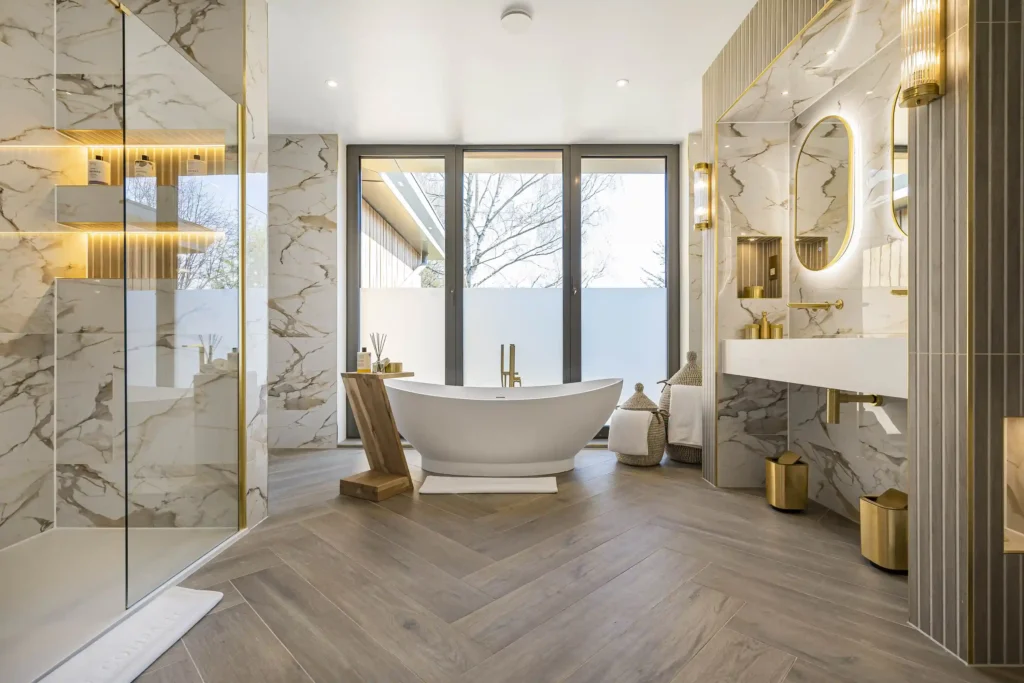 A £6m mansion dubbed Oxford's finest new home boasts five ensuite bedrooms, a cinema, gym, games room and atrium - set in a private garden in a top suburb.