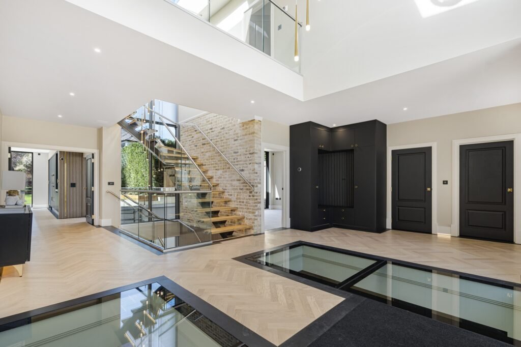 A £6m mansion dubbed Oxford's finest new home boasts five ensuite bedrooms, a cinema, gym, games room and atrium - set in a private garden in a top suburb.