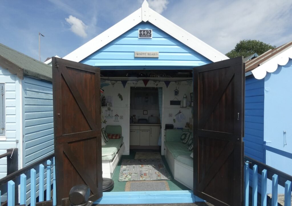 Charming beach hut in West Mersea hits the market for just £47,500 - over £25,000 cheaper than others - complete with veranda, storage, and scenic estuary views.