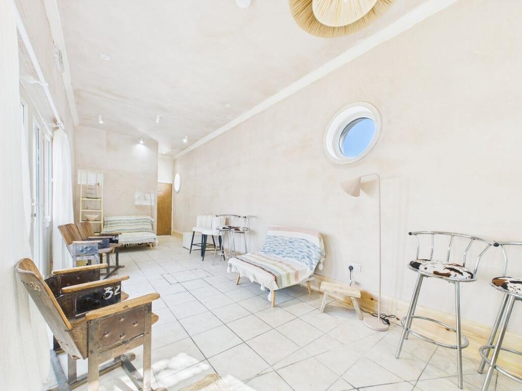 A former public toilet in Ramsgate, now a £110,000 mini bungalow with a courtyard, kitchenette and shower room, offers quirky charm and potential near the town centre.