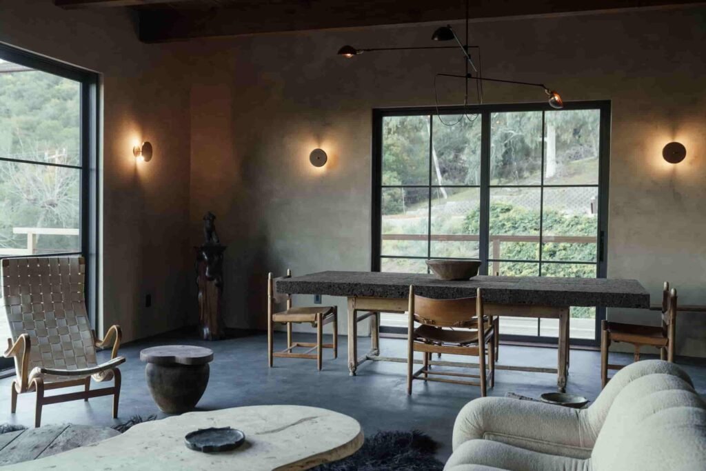 Egg House, a £3.6m bohemian retreat in Topanga with deep music roots and canyon views, offers artistic design, luxury finishes and iconic 1960s and '70s rockstar history.