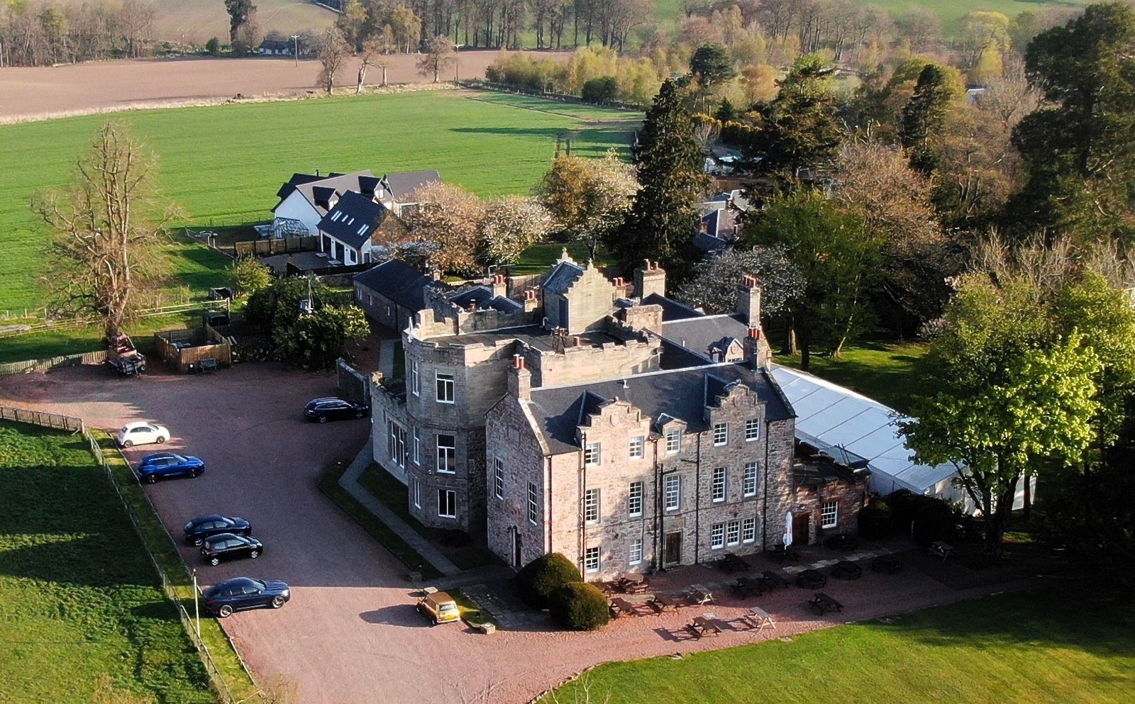 Historic Shieldhill Castle Hotel, where Nelson Mandela stayed in 1997, is for sale in Scotland for £1.5m - a grand 30-room estate with 800 years of heritage.