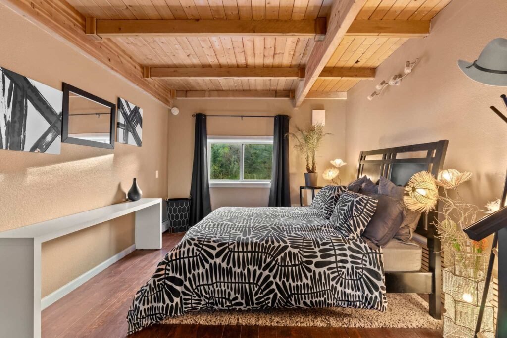 The \$1 million Rock House in Colorado blends nature and design, built into a 45-foot red rock monolith with dramatic views, unique interiors and prehistoric charm.