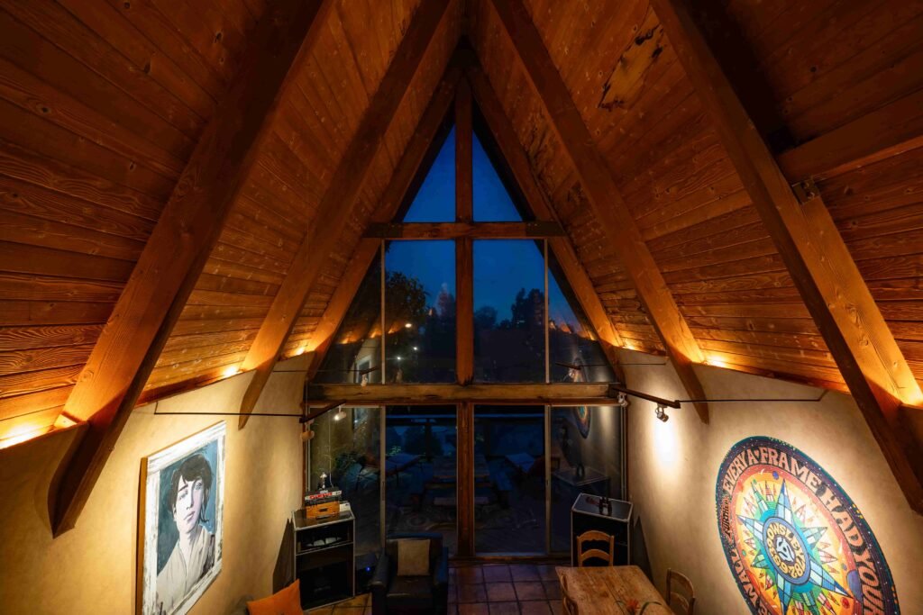 Hollywood Hills chalet with skyline views, recording studio, and jacuzzi hits market at £1.63m - once owned by artists, steps from the Hollywood Sign and Griffith Park.