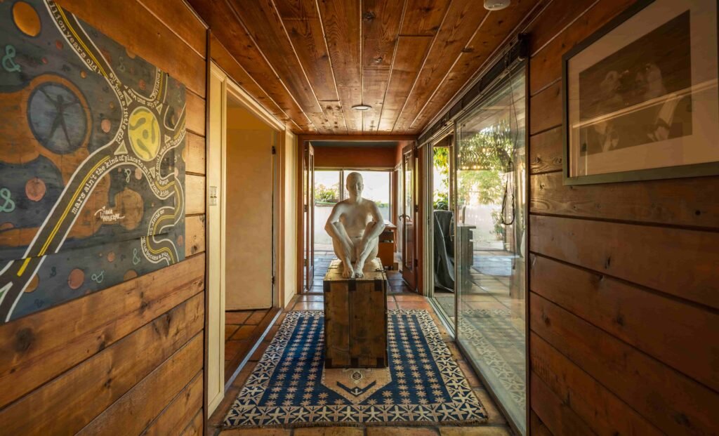 Hollywood Hills chalet with skyline views, recording studio, and jacuzzi hits market at £1.63m - once owned by artists, steps from the Hollywood Sign and Griffith Park.