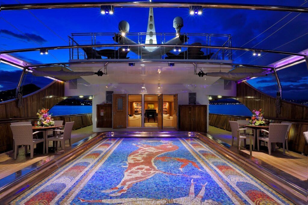 Christina O superyacht hits market at £76.7m with 17 cabins, pool, cinema, and celebrity history from Jackie O to Churchill, once chartered for \$800k a week.