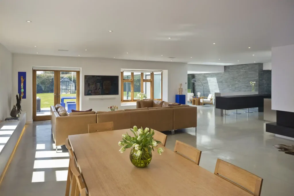 This £4.75m Suffolk mansion near the beach features 10 bedrooms, a luxury office, gym, indoor pool and designer interiors - the ultimate dream for working from home.