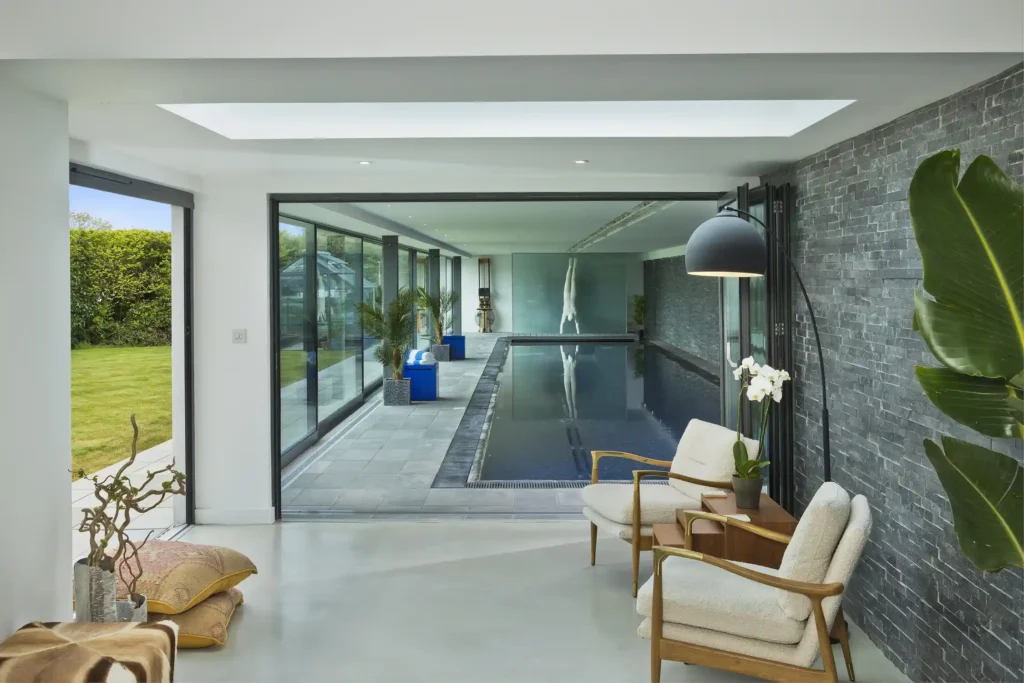 This £4.75m Suffolk mansion near the beach features 10 bedrooms, a luxury office, gym, indoor pool and designer interiors - the ultimate dream for working from home.