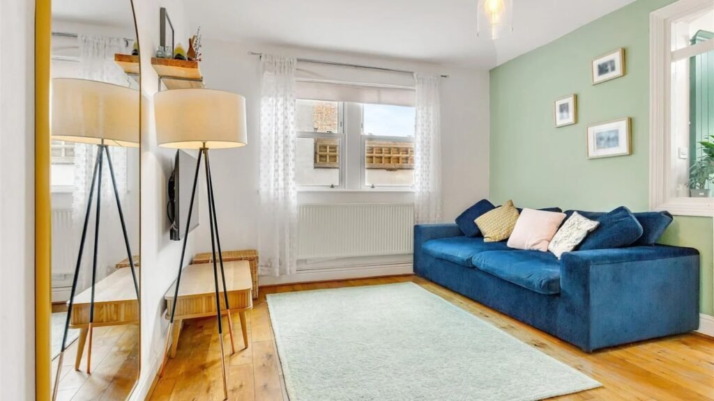 A Victorian semi in Bedford with three bedrooms, a stylish courtyard, and a fully equipped salon outbuilding is on sale for £450,000 offering charm and versatility.